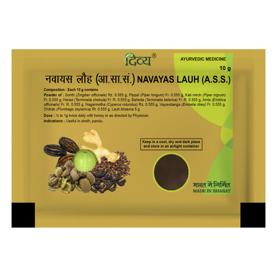 Divya Navayas Lauh 10g - Premium Ayurvedic Herbal Supplement