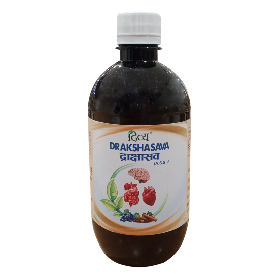 Divya Drakshasava 450 ml - Herbal Tonic with Natural Ingredients