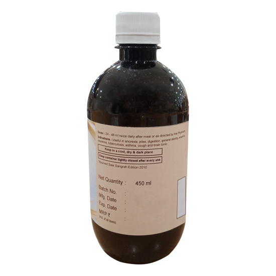 Divya Drakshasava 450 ml - Herbal Tonic with Natural Ingredients