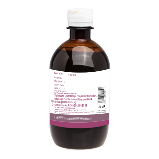 Patanjali Lohasava L 450 ml - Herbal Tonic for Well-being