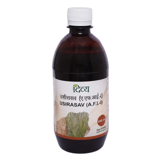 Divya Usirasav 450 ml - Herbal Refreshment for Well-being