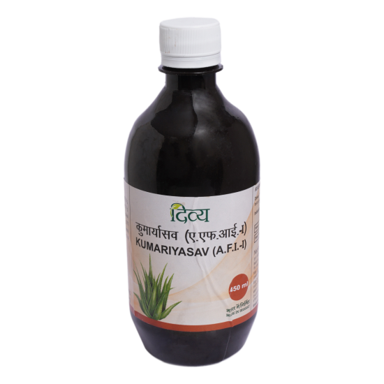 Divya Kumaryasava 450 ml - Ayurvedic Herbal Tonic for Well-being