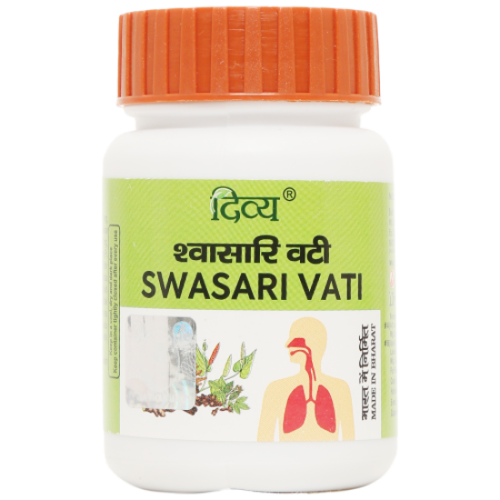 Divya Swasari Vati 44 g - Natural Herbal Respiratory Support