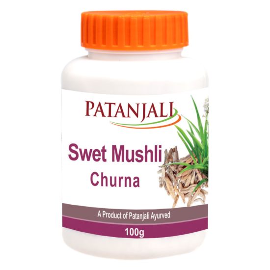 Patanjali Swet Mushli Churna 100 g - Natural Herbal Supplement