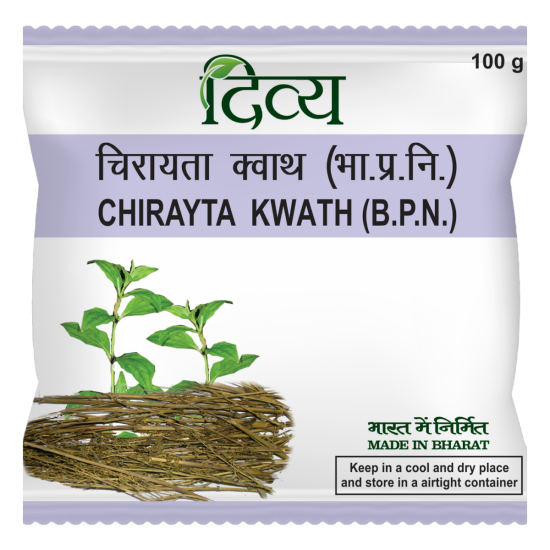 Divya Chirayta Kwath 100 g - Traditional Herbal Infusion