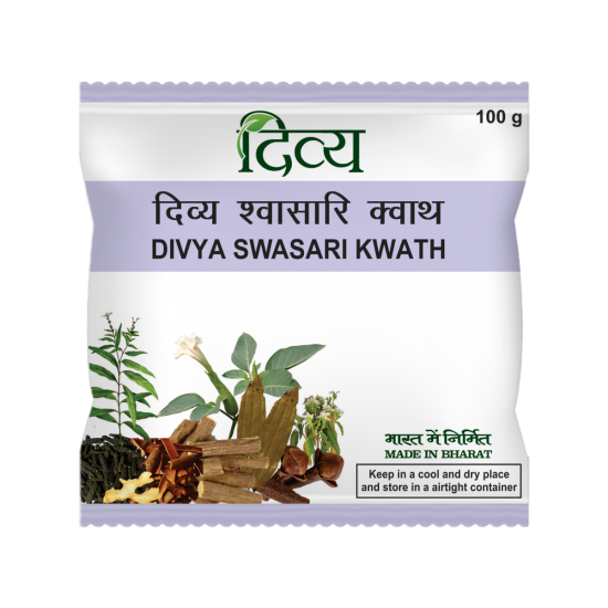 Divya Swasari Kwath 100 g - Herbal Respiratory Support