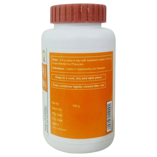 Divya Amla Churna 100 g - Herbal Supplement for Digestive Health