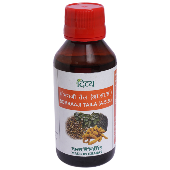Divya Somraaji Taila 100 ml - Herbal Oil for Skin & Hair