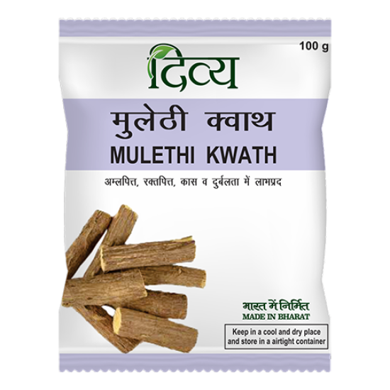 Divya Mulethi Kwath 100 g - Herbal Infusion with Premium Mulethi Roots