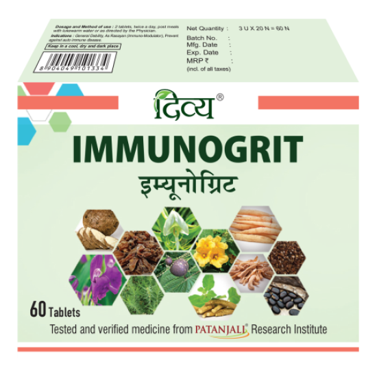 Divya Immunogrit 60 N - Premium Immune Support Supplement