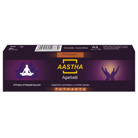 Aastha Agarbatti Tathastu 20 g - Divine Fragrance for Serenity