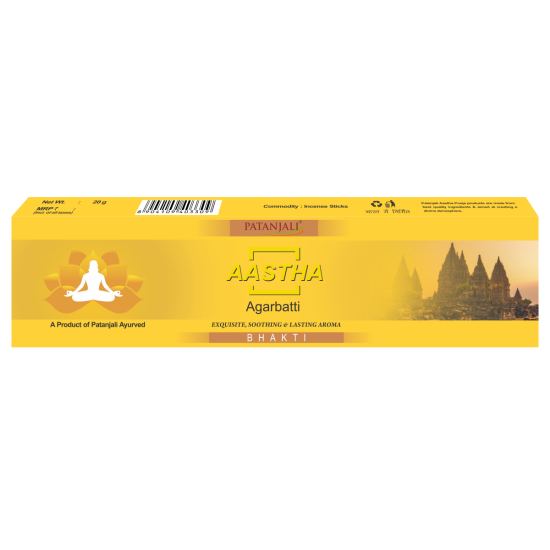 Aastha Agarbatti Bhakti 20 g - Divine Fragrance for Spirituality