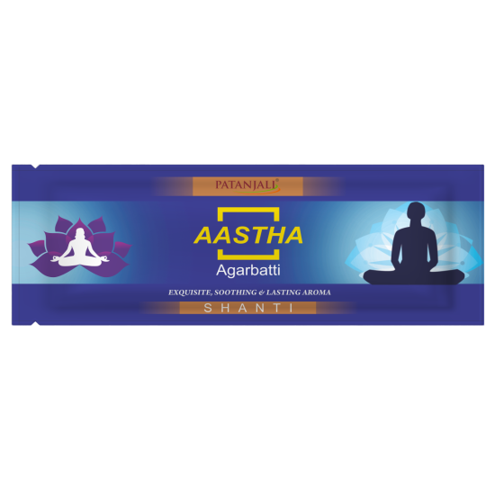 Aastha Agarbatti Shanti 25 g - Tranquility Incense Sticks