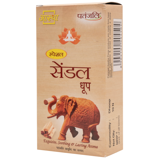 Aastha Special Sandal Dhoop - Tranquil Sandalwood Incense