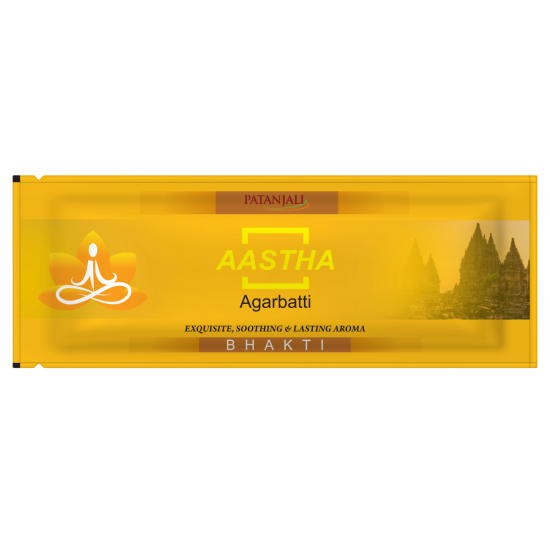 Aastha Agarbatti Bhakti 18 Stick 28 g - Divine Fragrance for Spiritual Experience