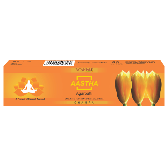 Aastha Agarbatti Champa 75 g - Enchanting Fragrance
