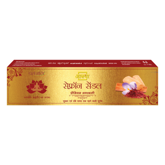 Aastha Premium Agarbatti Saffron Sandal 36 g - Soothing Fragrance
