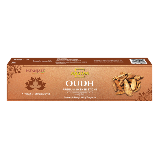 Aastha Premium Agarbatti Oudh - Captivating Aroma