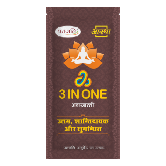 Aastha Agarbatti 3 in One 150g - Delightful Fragrance Blend