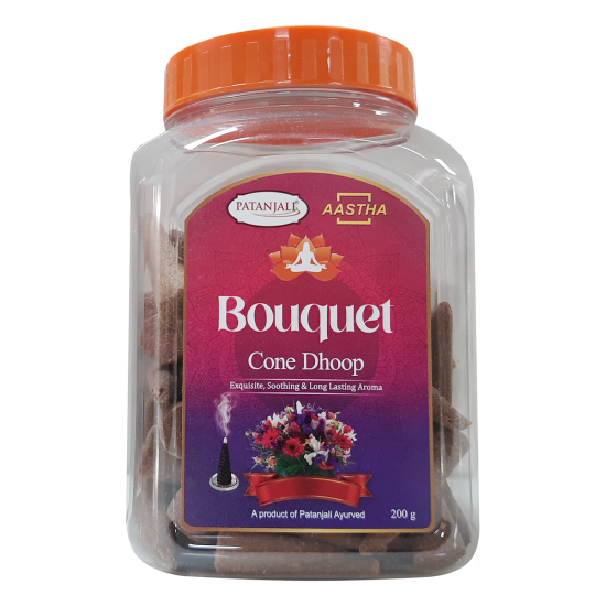 Aastha Bouquet Cone Dhoop 200 g - Serene Aromatic Experience