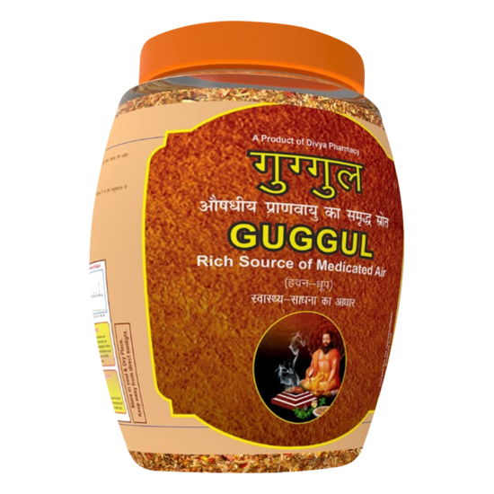 Divya Guggul Havan Dhoop Jar 250 g - Serene Aromatic Incense