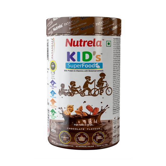 Patanjali Nutrela Kid's Superfood 400 g - Essential Nutrients for Kids