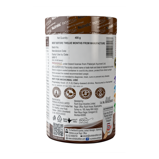 Patanjali Nutrela Kid's Superfood 400 g - Essential Nutrients for Kids