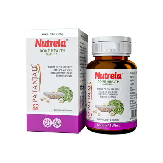 Patanjali Nutrela Bone Health Natural 15 g - Essential Nutrients for Bone Health