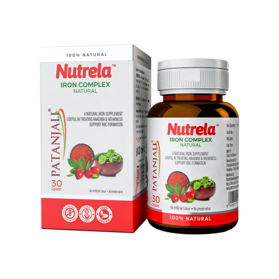 Patanjali Nutrela Iron Complex Natural 11g - Essential Nutrient Support