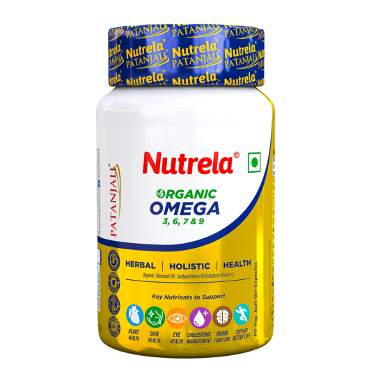Patanjali Nutrela Org Omega 3 6 7 9 - Essential Fatty Acids Supplement