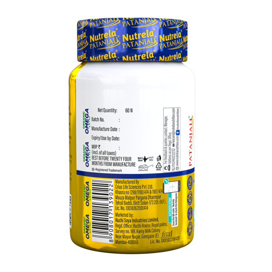 Patanjali Nutrela Org Omega 3 6 7 9 - Essential Fatty Acids Supplement