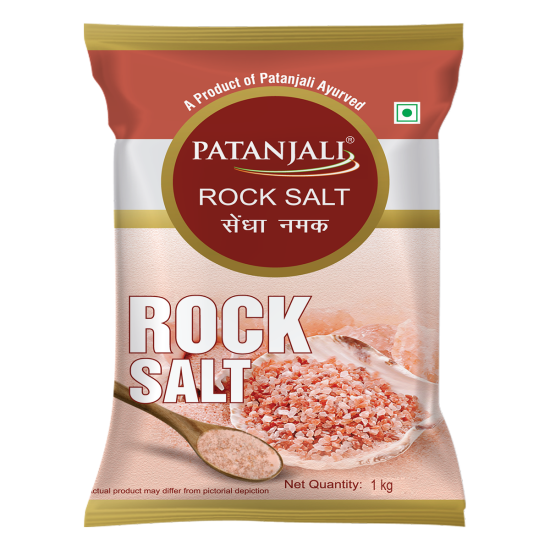 Patanjali Sendha Namak 1 kg - Premium Himalayan Rock Salt