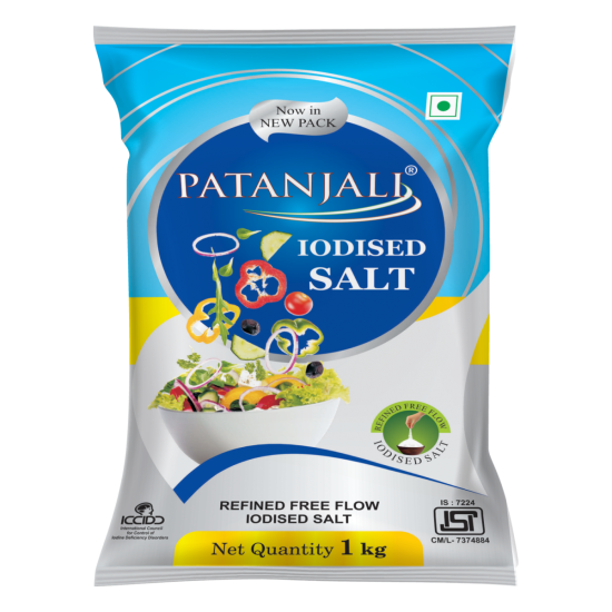 Patanjali Iodized Namak 1 kg - Premium Quality Salt