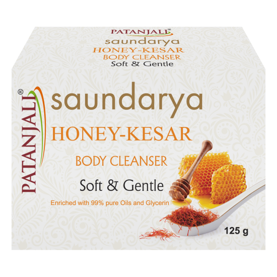 Saundarya Honey Kesar Body Cleanser 125g - Luxurious Skin Nourishment