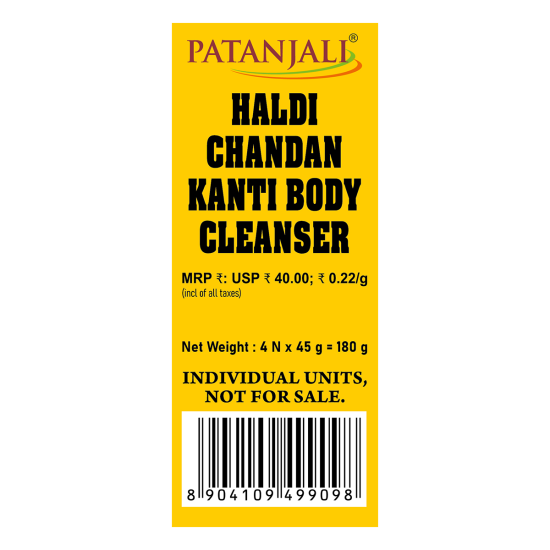 Haldi Chandan Kanti Body Cleanser - Natural & Refreshing