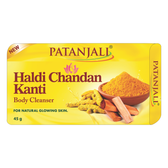 Haldi Chandan Kanti Body Cleanser 45 g - Natural & Refreshing Soap