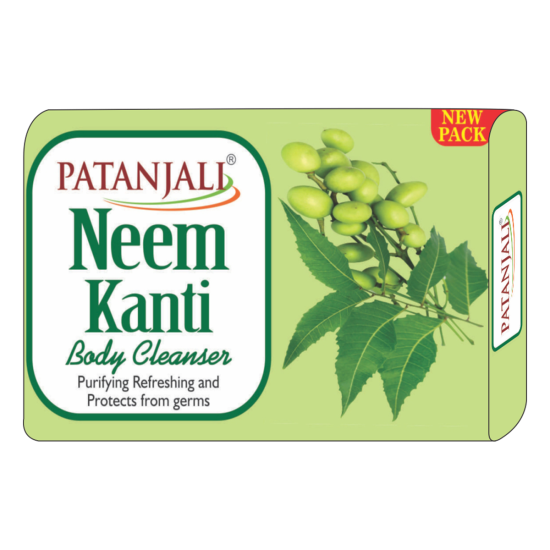 Patanjali Neem Kanti Body Cleanser - Natural Herbal Soap