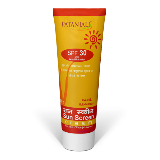 Patanjali Sun Screen Cream 50 g - Effective Sun Protection