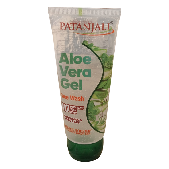 Patanjali Aloevera Gel Face Wash 60 ml - Refresh & Hydrate