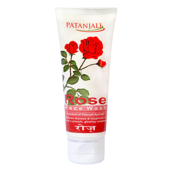 Patanjali Rose Face Wash 100 g - Gentle and Refreshing Cleanser