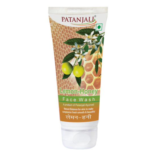 Patanjali Lemon Honey Face Wash 60 g - Refreshing Cleanser