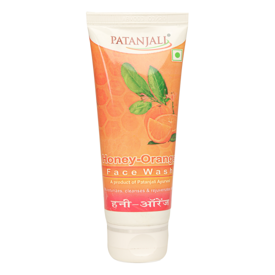 Patanjali Honey Orange Face Wash - Gentle Cleanser with Natural Extracts