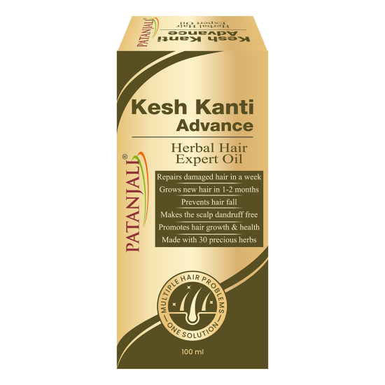 Patanjali Kesh Kanti Advance Herbal Hair Expert Oil 100 ml - Nourishing Herbal Formula