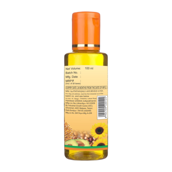 Patanjali Tejus Tailum 100 ml - Herbal Oil for Skin and Hair Care