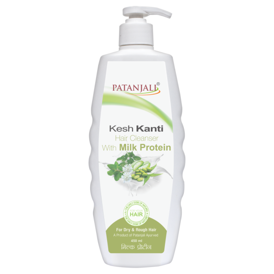 Patanjali Kesh Kanti Milk Protein Hair Cleanser - Nourishing Hair Care