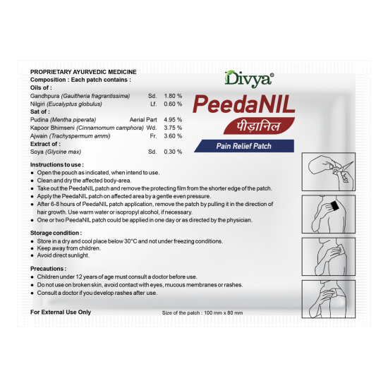 Peedanil Pain Relief Patch 21 g - Targeted Pain Relief Solution
