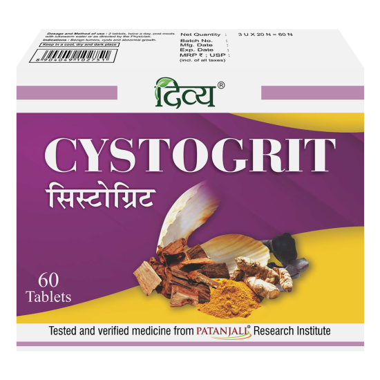 Divya Cystogrit 3 U X 20 N 34 g - Holistic Wellness Formula