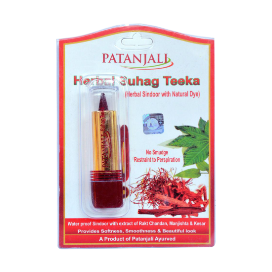 Patanjali Herbal Suhag Teeka 3 g - Natural Elegance for Every Occasion