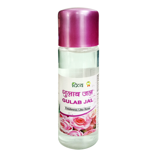Divya Gulab Jal 120 ml - Natural Rose Water for Skin Hydration