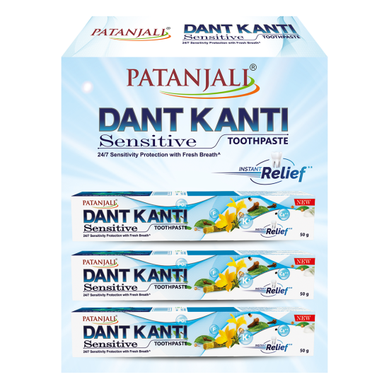 Dant Kanti Sensitive Toothpaste 50gx3 - Gentle Care for Sensitive Teeth